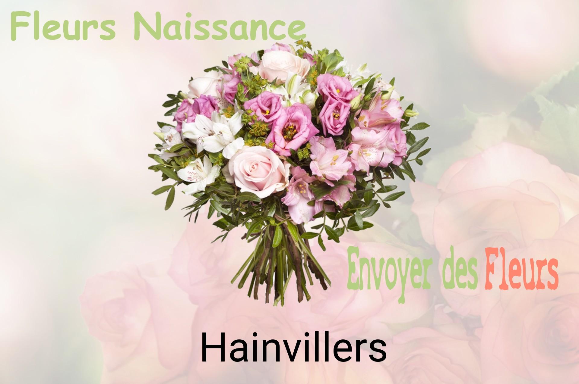 Bouquet de fleurs de naissance livré à Hainvillers